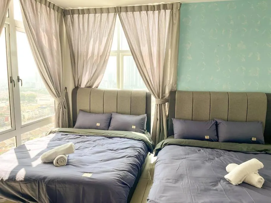 Apartment Ksl Mall 8-12 Pax, 65 Inc Tv Nflix ,Hbo , Bathtub High Floor Johor Bahru Malaysia